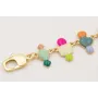Pulsera esmaltitos de distintos colores rematada c
