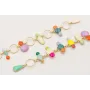 Pulsera esmaltitos de distintos colores rematada c