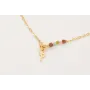 Collar ORO 18K. Cadena eslabón pequeño con colgant