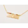 Collar ORO 18K. Cadena eslabón pequeño con colgant