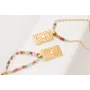 Collar ORO 18K. Cadena eslabón pequeño con colgant