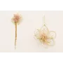 Pendientes asimetricos sol destelleante con ramas 
