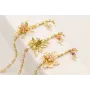 Pulsera cadena strass cristal rectangular con colg