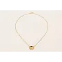 Collar cadena eslabón ovalado acero inoxidable con