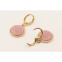 Pendientes cierre aro baño ORO18K-3 micras, colgan