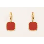 Pendientes cierre aro baño ORO18K-3 micras, colgan