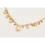Collar cadena strass cristal rectangular con colga