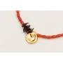 Pulsera micro tubo coral y chips coral marrones co