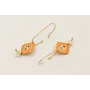 Pendientes acero inoxidable gancho semicerrado con