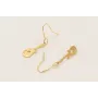 Pendientes de acero inoxidable gancho sencillo col