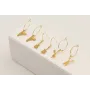 Pendientes de acero inoxidable gancho sencillo col