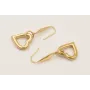 Pendientes acero inoxidable gancho gota con colgan