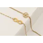 Pulsera cadena eslabón alargado de acero inoxidabl