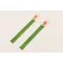 Pendientes perno escarabajo teja y morado con flec