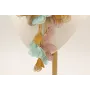 Collar hilo flexible dorado con flores moldeables 