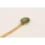 Pulsera hilo dorado nudo macramé cierre eslabón ja