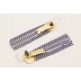Pendientes chapa curvada martilleada dorada mate c