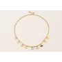 Collar ACERO INOXIDABLE cadena eslabón gota con co