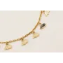 Collar ACERO INOXIDABLE cadena eslabón gota con co