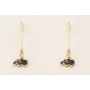 Pendientes ACERO INOXIDABLE perno anzuelo con colg