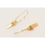 Pendientes ACERO INOXIDABLE gancho anzuelo con col