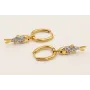 Pendientes ACERO INOXIDABLE gancho cerrado con col
