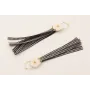 Pendientes ACERO INOXIDABLE aro pequeño floco lazo