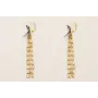 Pendientes ACERO INOXIDABLE cierre alargado, lazad