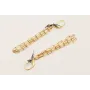 Pendientes ACERO INOXIDABLE cierre alargado, lazad