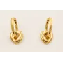 Pendientes ACERO INOXIDABLE cierre grueso con colg