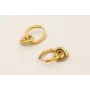 Pendientes ACERO INOXIDABLE cierre grueso con colg