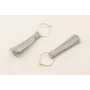 Pendientes ACERO INOXIDABLE aro pequeño con fleco