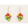 Pendientes lanina strass cristal con colgantes fru