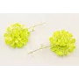 Pendientes bola de lentejuelas fluor y perno rama 