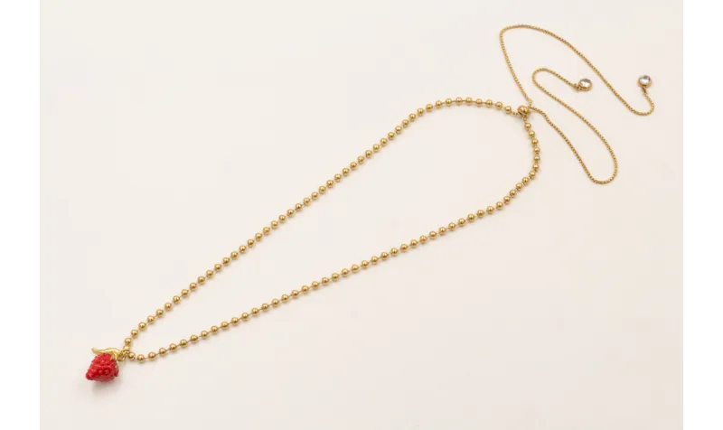 Collar completo bolas medianas con regulador ACERO