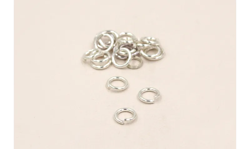 ANILLA RED. 9*1,5 PLATA SUPER GRANDE / Arandelas de Latón / Zamak