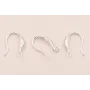 Gancho plata lágrima / Base Pendientes 