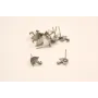 Pendiente paraguas 10*10 Plata Vieja / Base Pendientes 