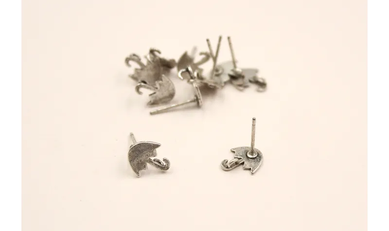Pendiente paraguas 10*10 Plata Vieja / Base Pendientes 