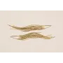 Pendiente Flecos 125*11mm Dorado / Base Pendientes 