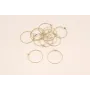 CRIOLLA HILO REDONDO 25MM Oro Mate / Base Pendientes 