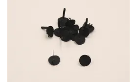 Perno Lámina ondulada negra 13mm diámetro / Base Pendientes 