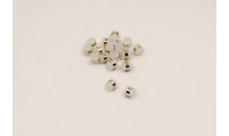 Tapón silicona cilindro con Aro Dorado