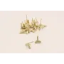 Perno Cola ballena 10*9mm Oro Mate / Base Pendientes 