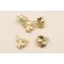 Pendiente gancho Abeja 16*17mm Dorado Mate / Base Pendientes 