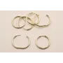 Aro Acero Inoxidable 28mm Oro / Base Pendientes 