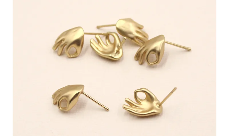 Perno Mano 12*6*7mm Dorado Mate Perno Mano 12*6*7mm Dorado Mate