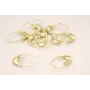 Pendiente Lagarto 30*15mm Dorado Mate / Base Pendientes 