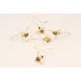 Pendiente Abeja Oro Mate pintada 16*10mm / Base Pendientes 