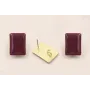Perno D.Mate 18*12mm esmalte Cardenal / Base Pendientes 